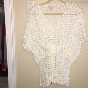 MICHAEL KORS short sleeve knitted sweater SIZE M